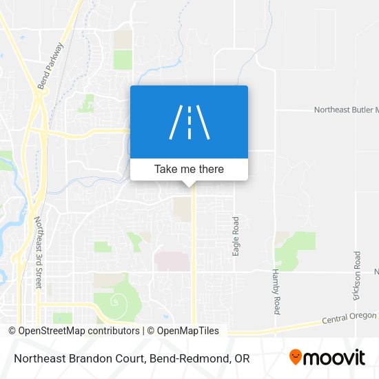 Northeast Brandon Court map
