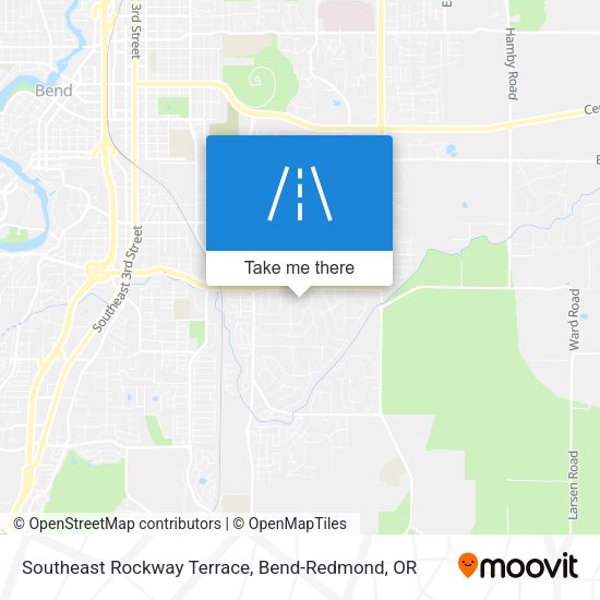 Southeast Rockway Terrace map