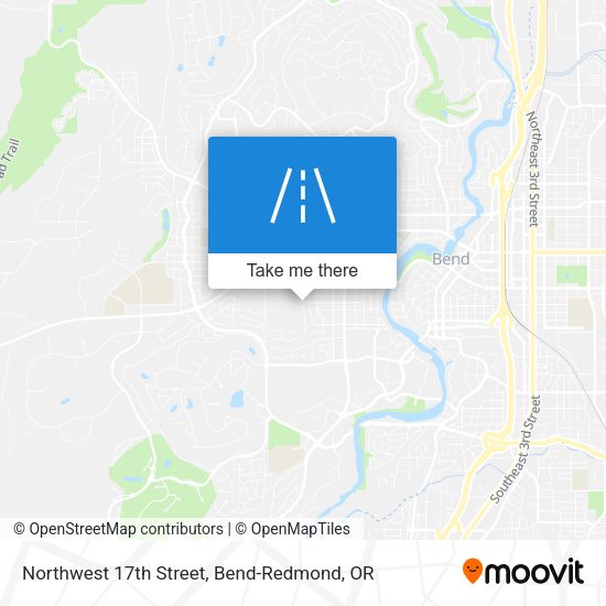 Northwest 17th Street map