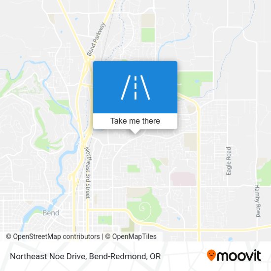 Northeast Noe Drive map