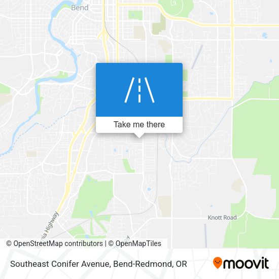 Mapa de Southeast Conifer Avenue