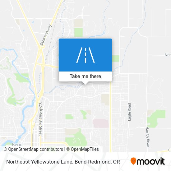 Northeast Yellowstone Lane map