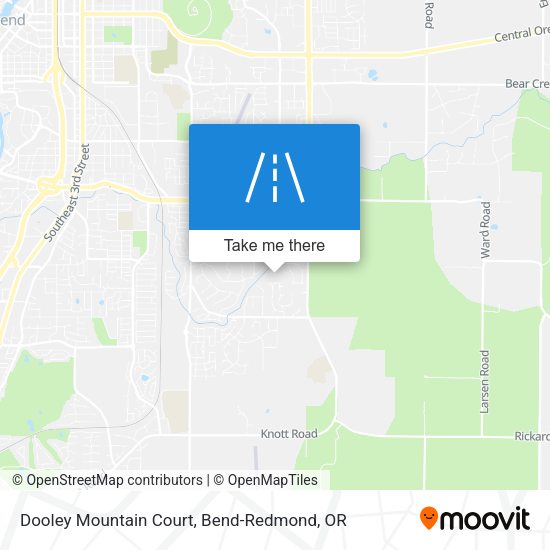 Mapa de Dooley Mountain Court
