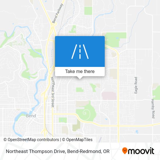 Northeast Thompson Drive map