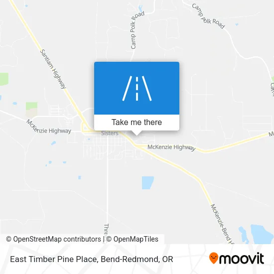 East Timber Pine Place map