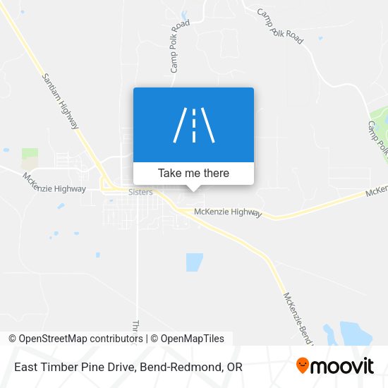 East Timber Pine Drive map