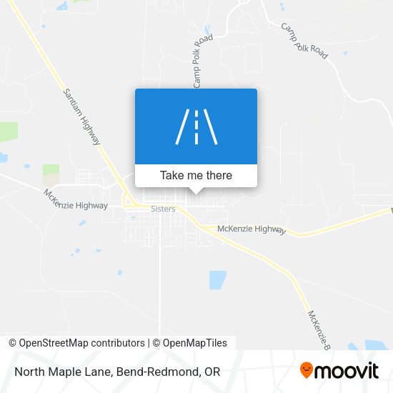 North Maple Lane map