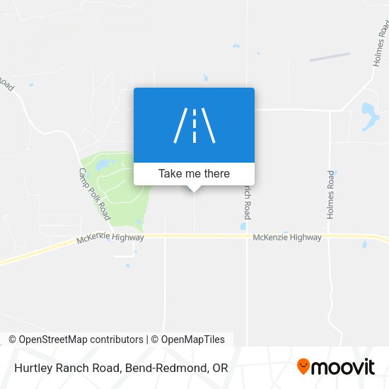 Hurtley Ranch Road map