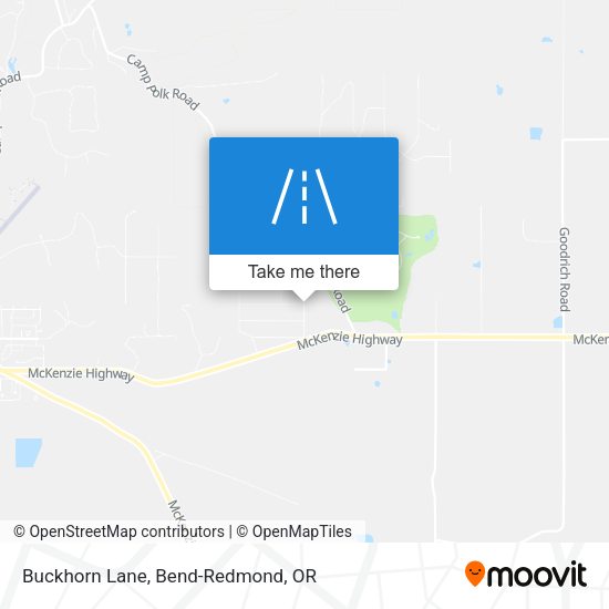 Buckhorn Lane map