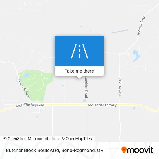 Butcher Block Boulevard map