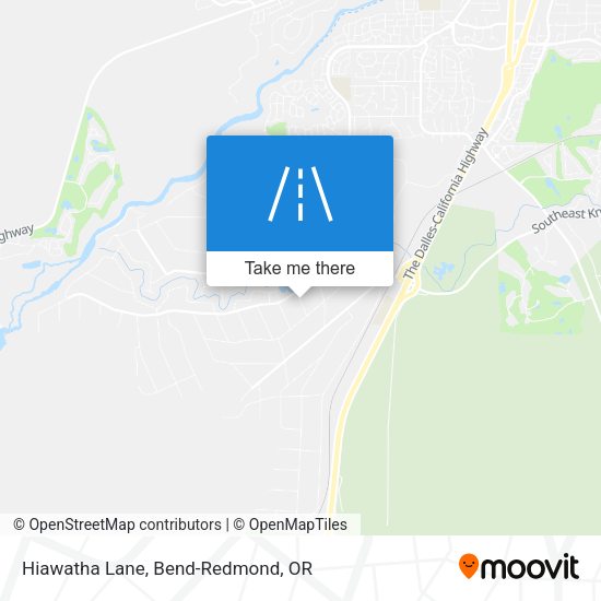 Hiawatha Lane map