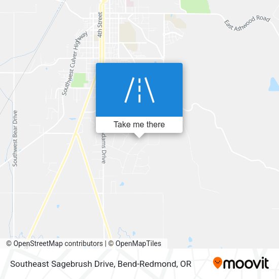 Mapa de Southeast Sagebrush Drive