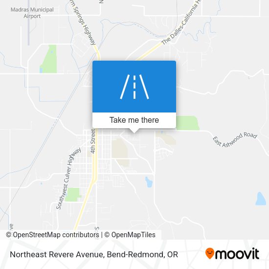 Mapa de Northeast Revere Avenue