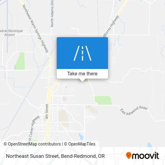 Mapa de Northeast Susan Street