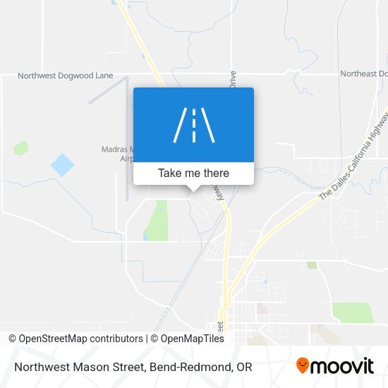 Mapa de Northwest Mason Street