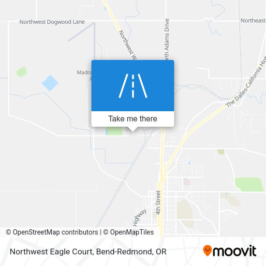 Northwest Eagle Court map