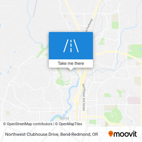 Northwest Clubhouse Drive map