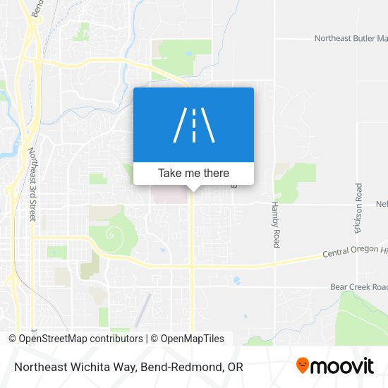 Northeast Wichita Way map