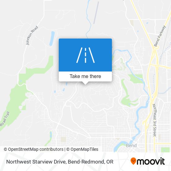 Northwest Starview Drive map