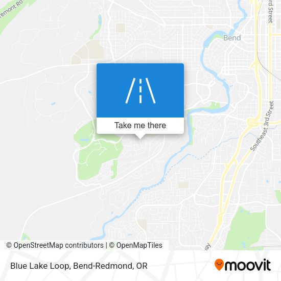 Mapa de Blue Lake Loop
