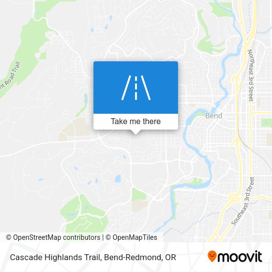 Cascade Highlands Trail map