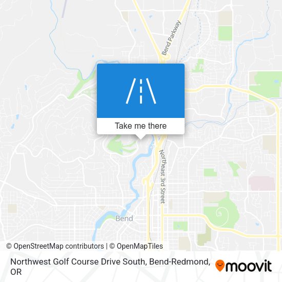 Mapa de Northwest Golf Course Drive South