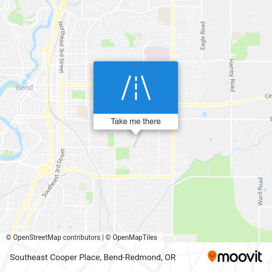 Southeast Cooper Place map
