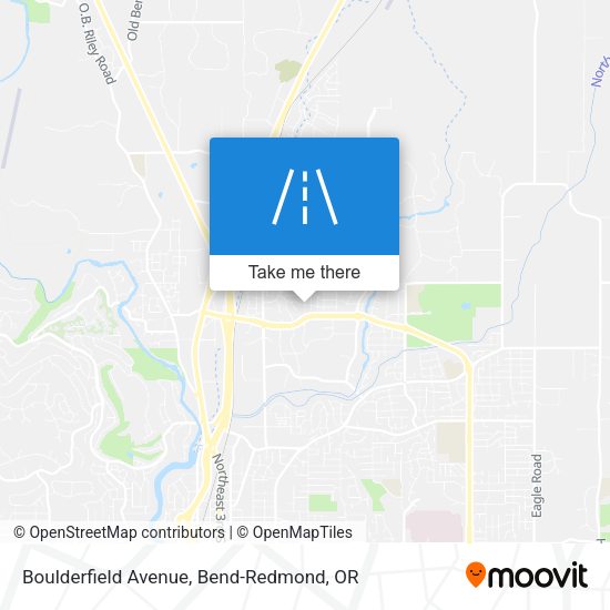 Boulderfield Avenue map