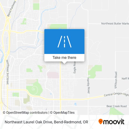 Northeast Laurel Oak Drive map
