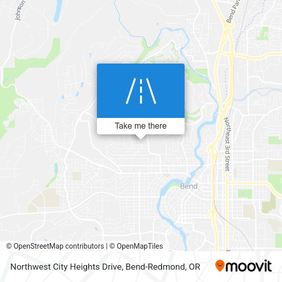 Northwest City Heights Drive map