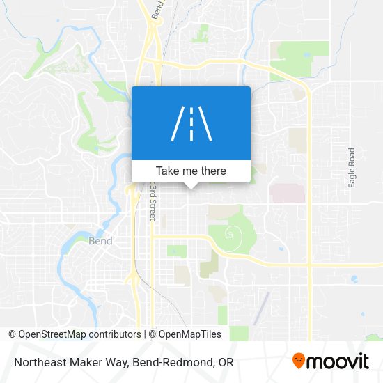 Northeast Maker Way map