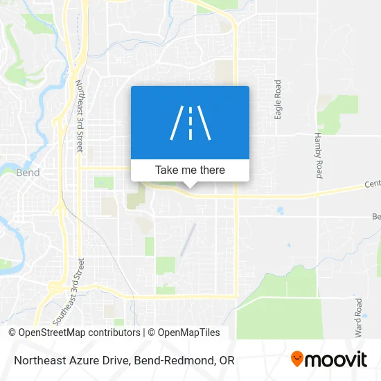 Northeast Azure Drive map