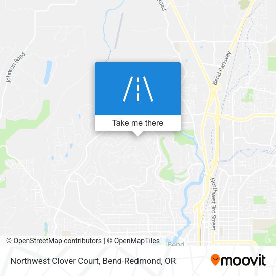 Mapa de Northwest Clover Court