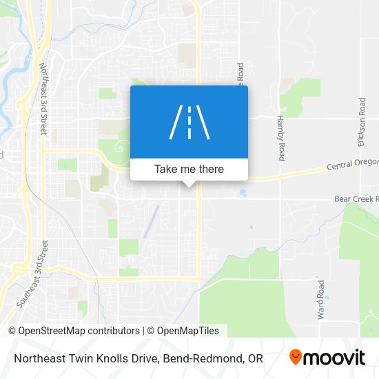 Mapa de Northeast Twin Knolls Drive