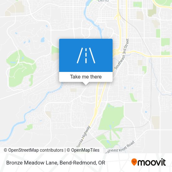 Bronze Meadow Lane map