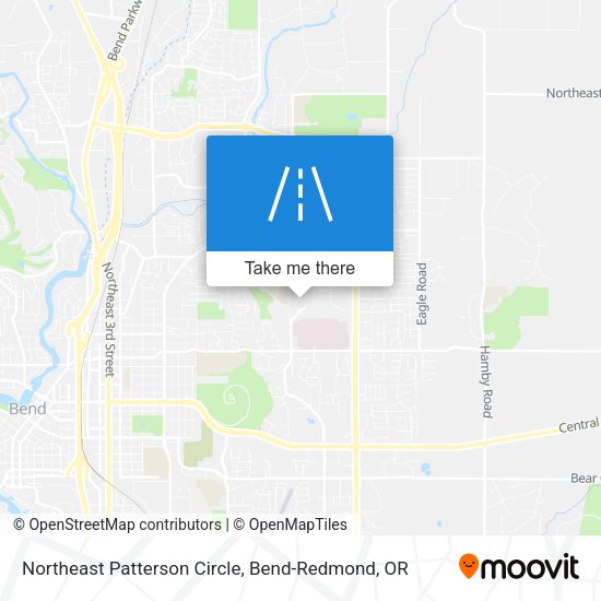 Northeast Patterson Circle map
