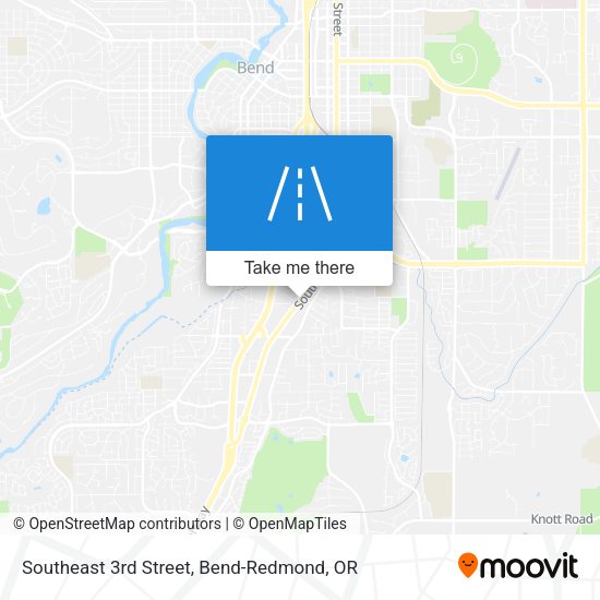 Southeast 3rd Street map