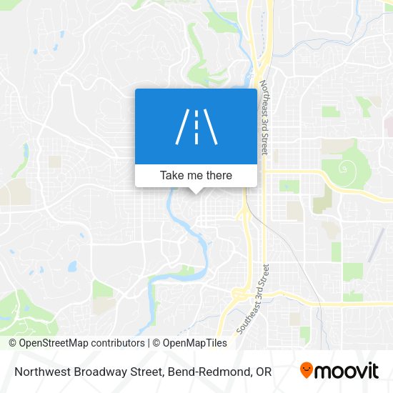 Mapa de Northwest Broadway Street