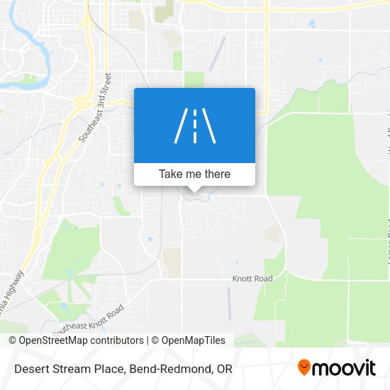 Mapa de Desert Stream Place