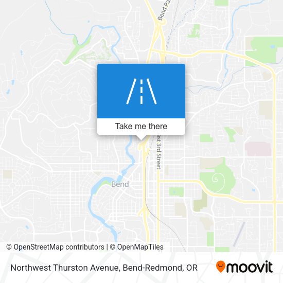 Mapa de Northwest Thurston Avenue