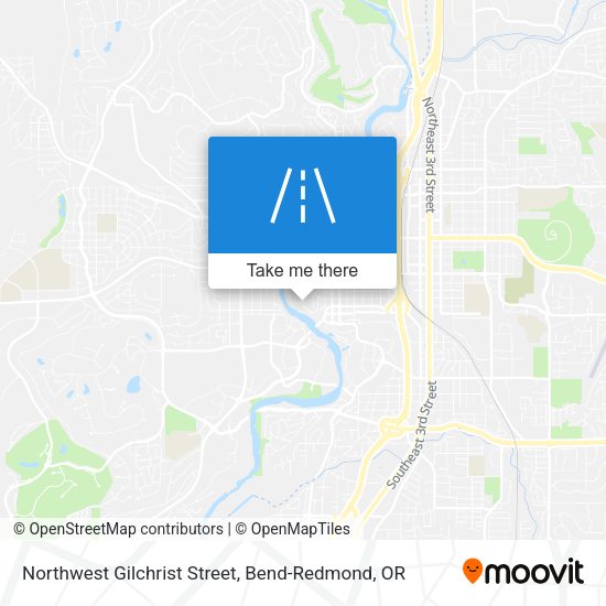 Northwest Gilchrist Street map