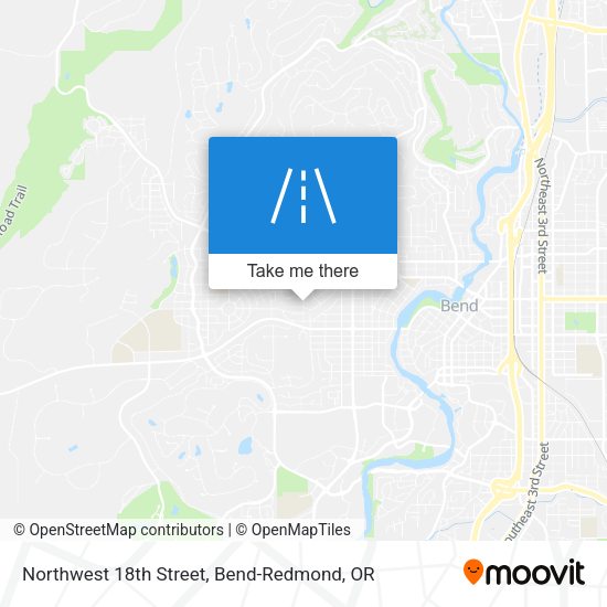 Mapa de Northwest 18th Street
