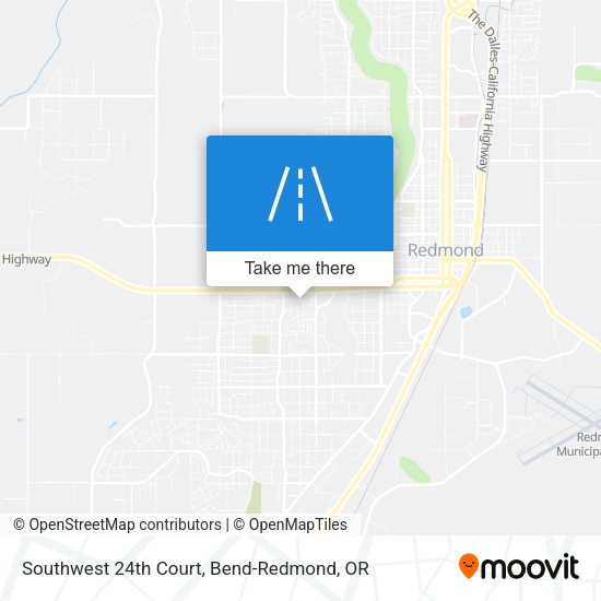 Southwest 24th Court map