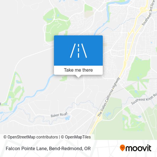 Mapa de Falcon Pointe Lane