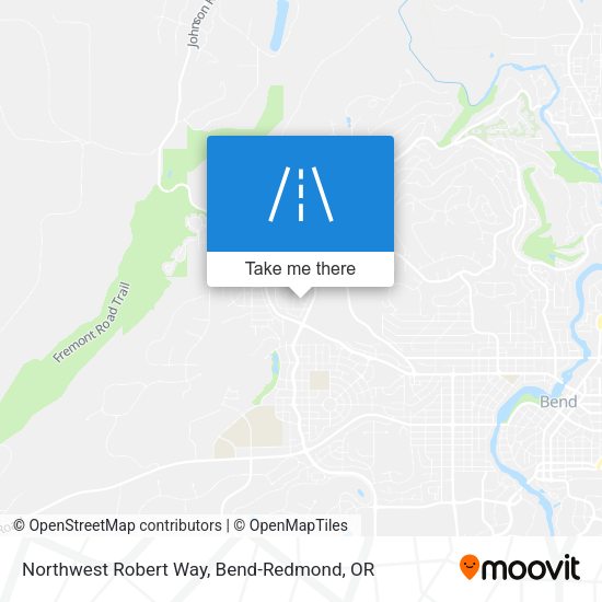 Northwest Robert Way map
