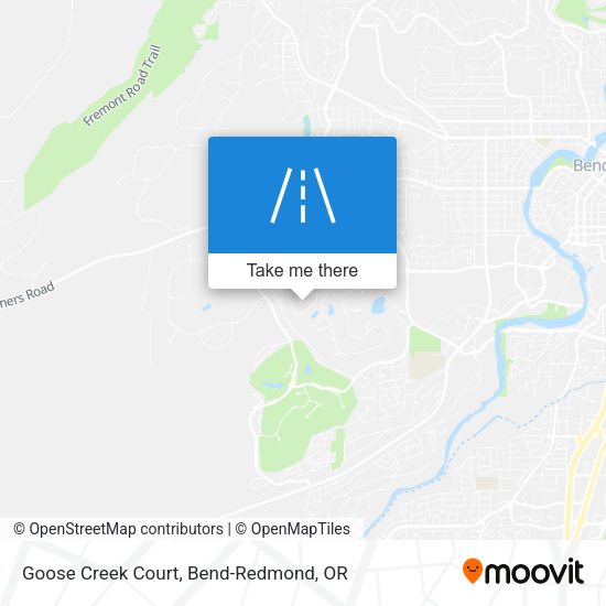 Mapa de Goose Creek Court