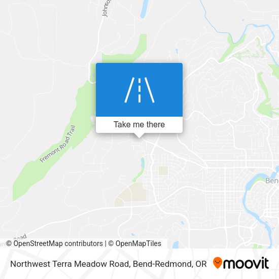 Northwest Terra Meadow Road map