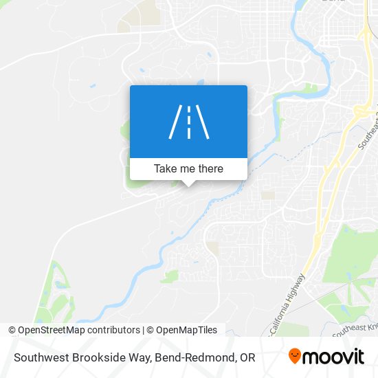 Southwest Brookside Way map