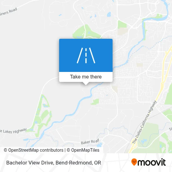 Bachelor View Drive map