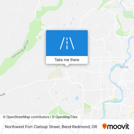 Northwest Fort Clatsop Street map